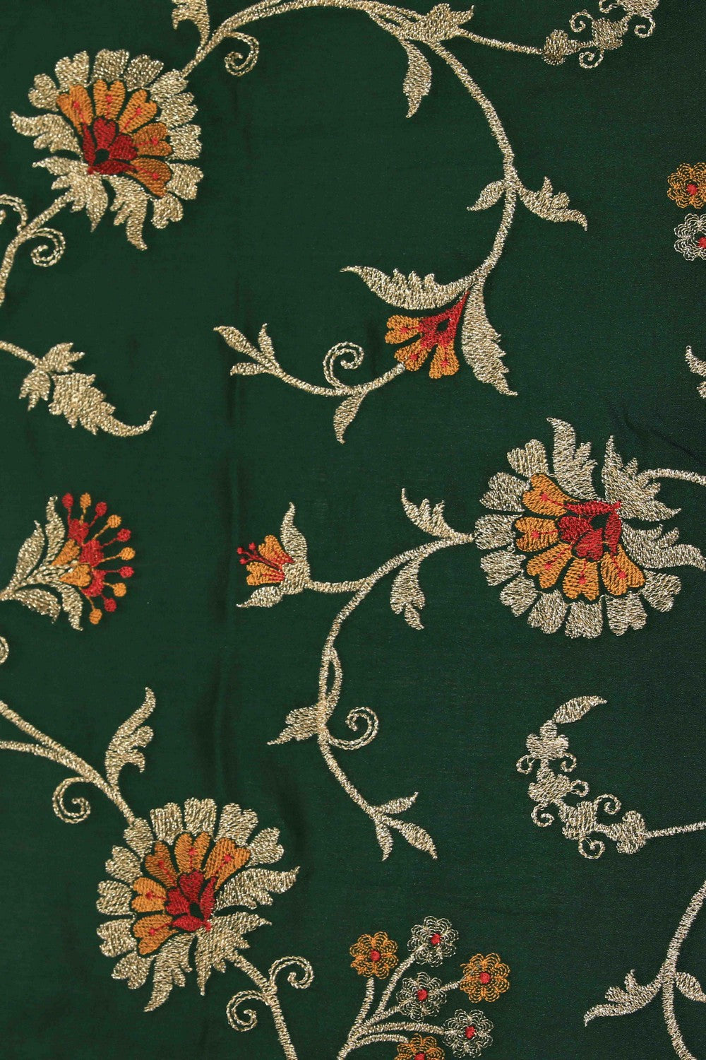 Image of Crepe Silk Green Saree